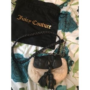 Juicy couture ziegfield fur crossbody